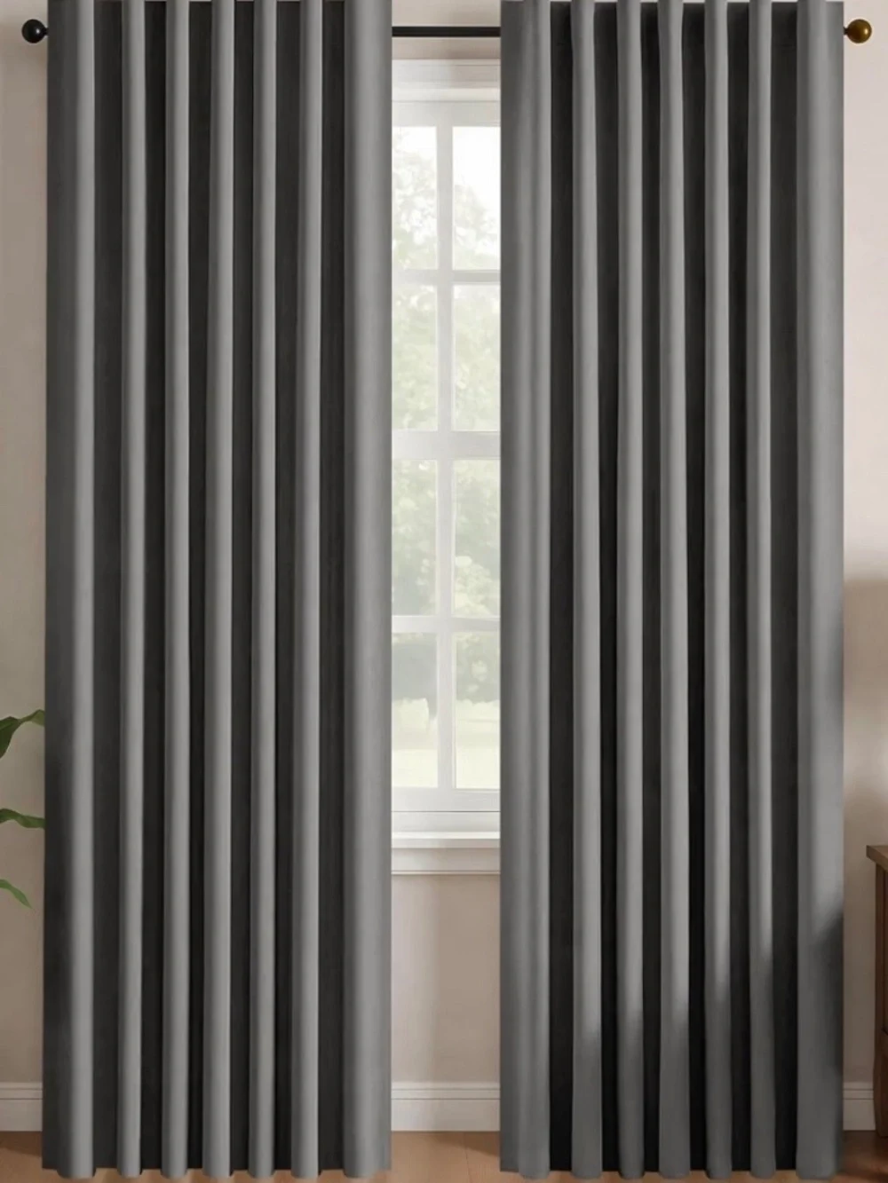 Deconovo Blackout Curtains for Bedroom, Living Room Curtains 84 Inches Long